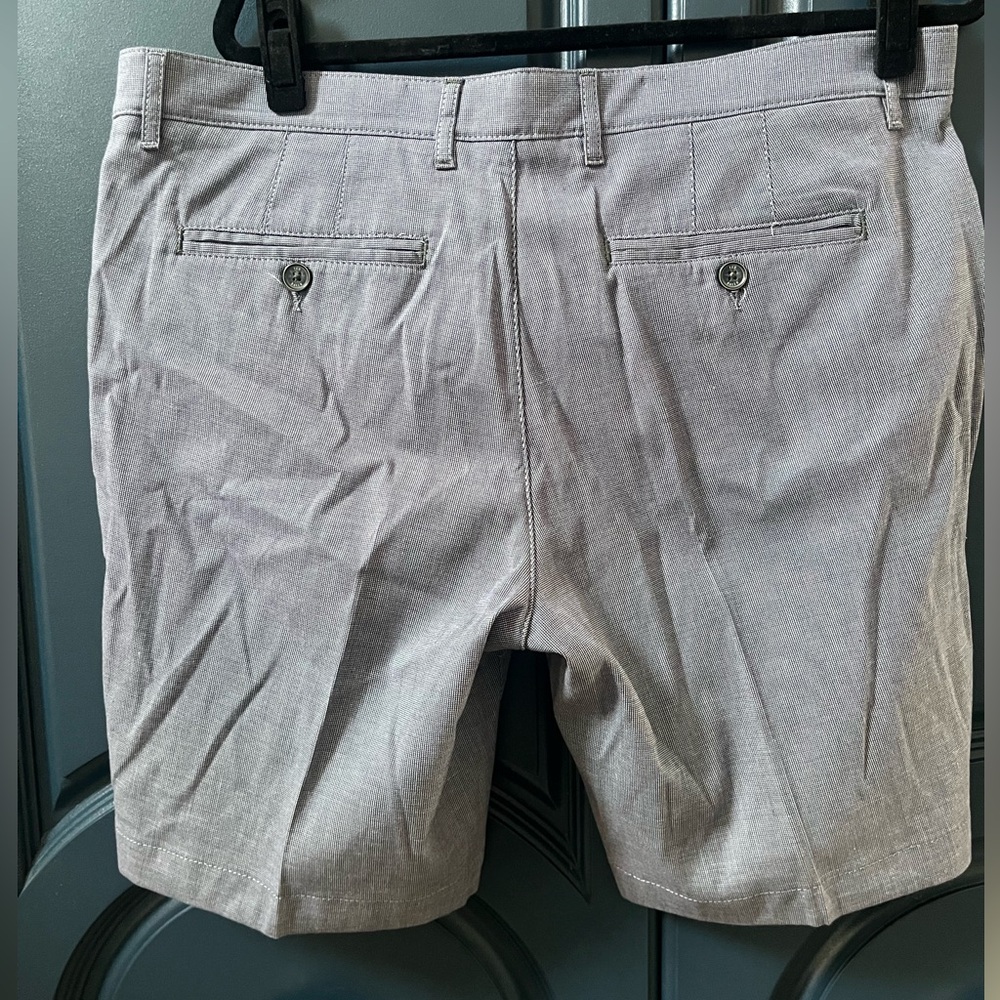 Ted Baker Light Gray Flat Front Shorts - Picture 2 of 3
